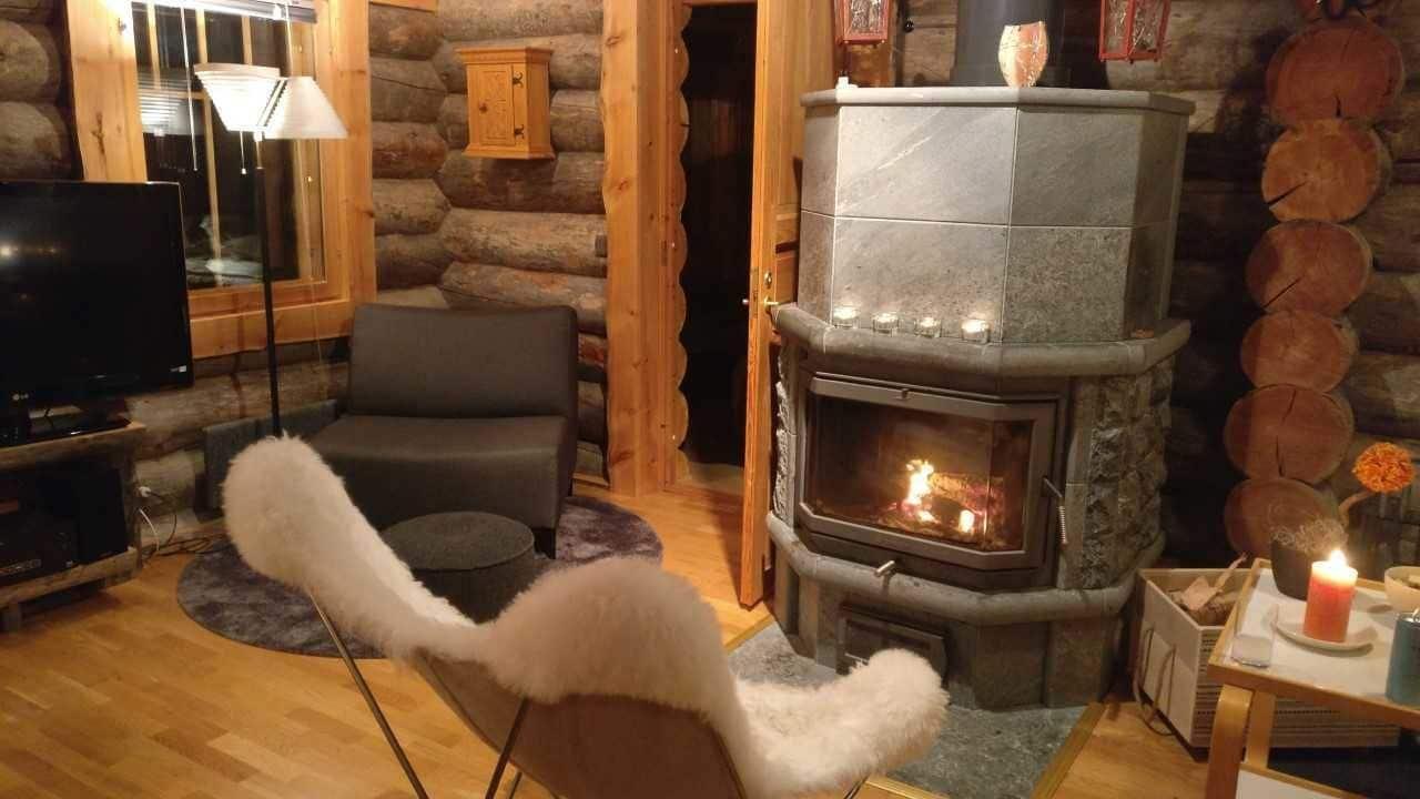 Kuukkeli Log Houses Villa Aurora "Pupula" Saariselkä Eksteriør billede