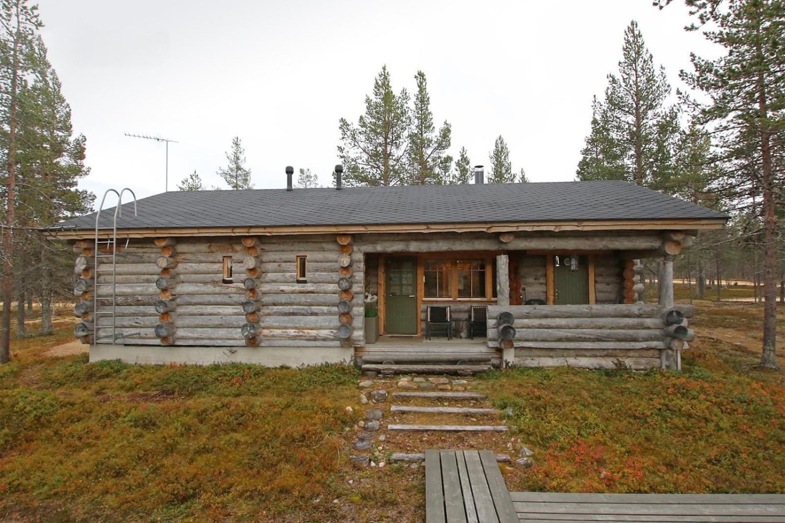 Kuukkeli Log Houses Villa Aurora "Pupula" Saariselkä Eksteriør billede