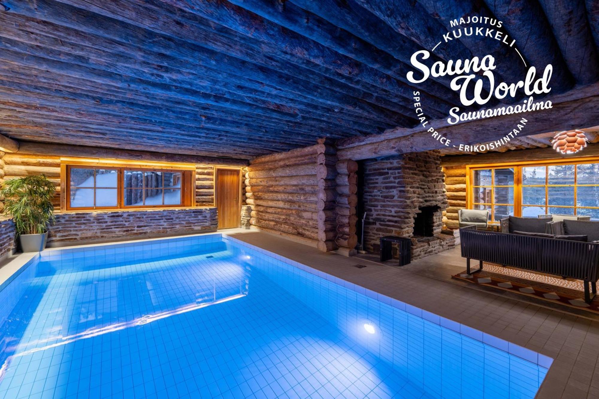 Kuukkeli Log Houses Villa Aurora "Pupula" Saariselkä Eksteriør billede