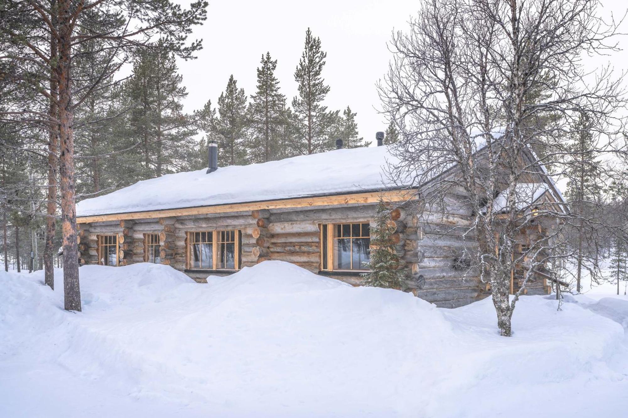 Kuukkeli Log Houses Villa Aurora "Pupula" Saariselkä Eksteriør billede