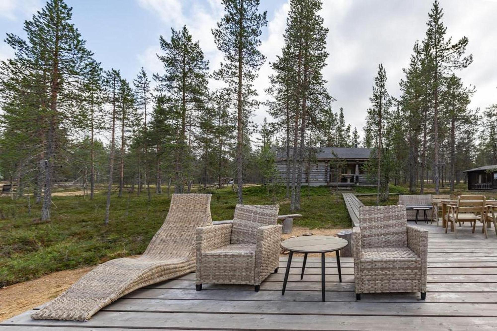 Kuukkeli Log Houses Villa Aurora "Pupula" Saariselkä Eksteriør billede