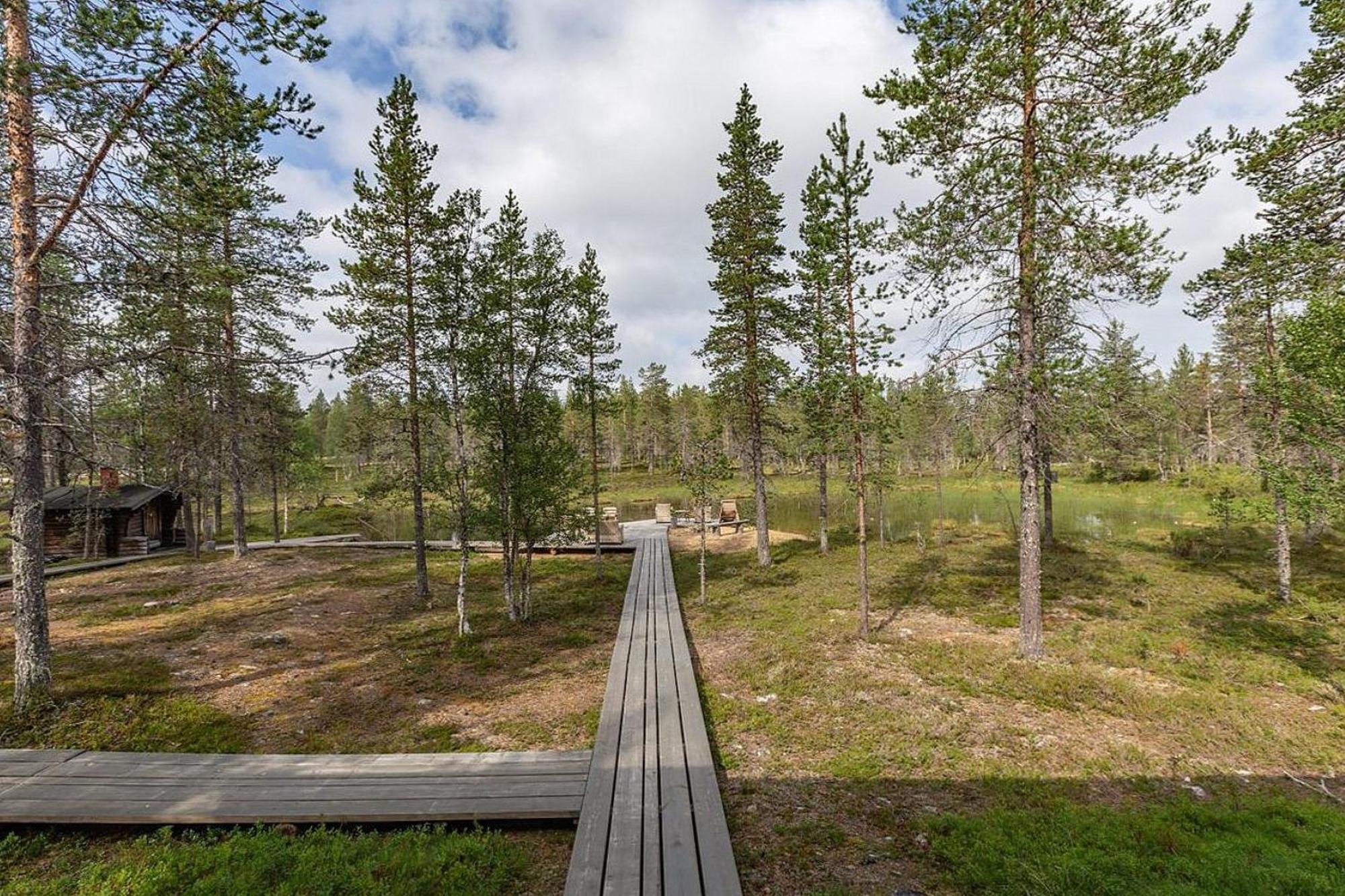 Kuukkeli Log Houses Villa Aurora "Pupula" Saariselkä Eksteriør billede