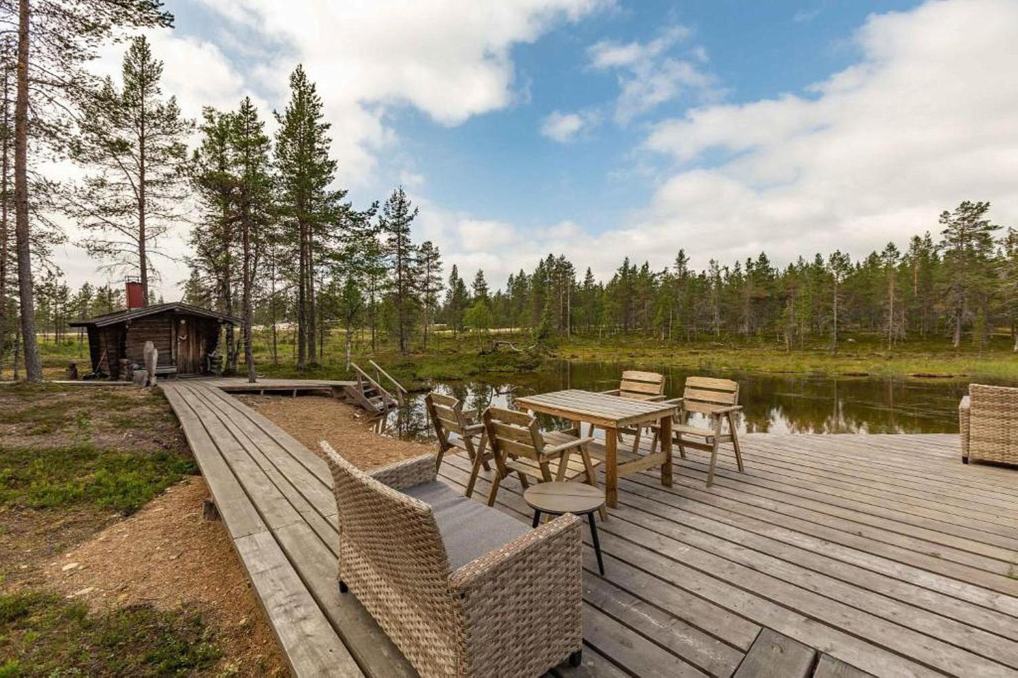 Kuukkeli Log Houses Villa Aurora "Pupula" Saariselkä Eksteriør billede