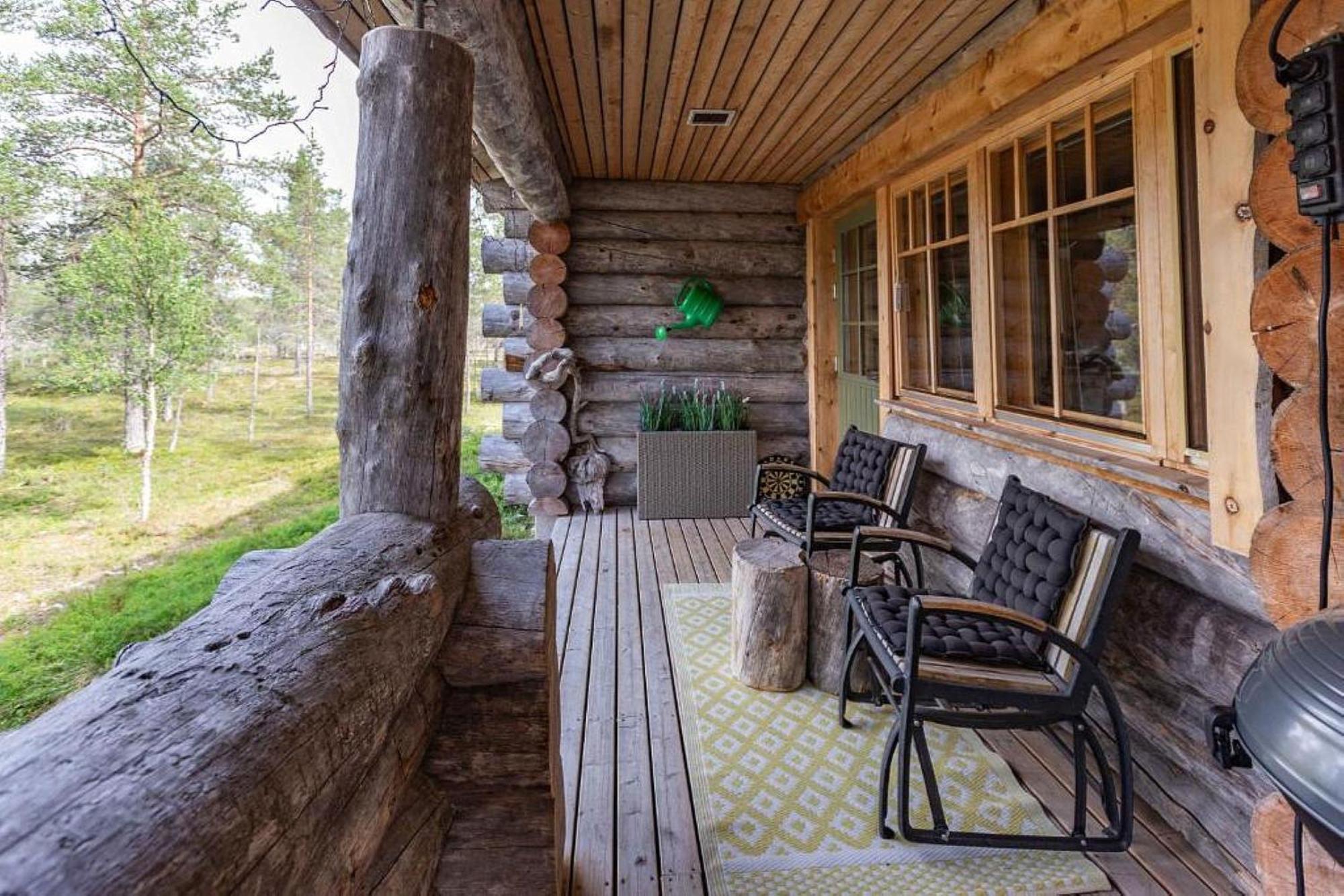 Kuukkeli Log Houses Villa Aurora "Pupula" Saariselkä Eksteriør billede