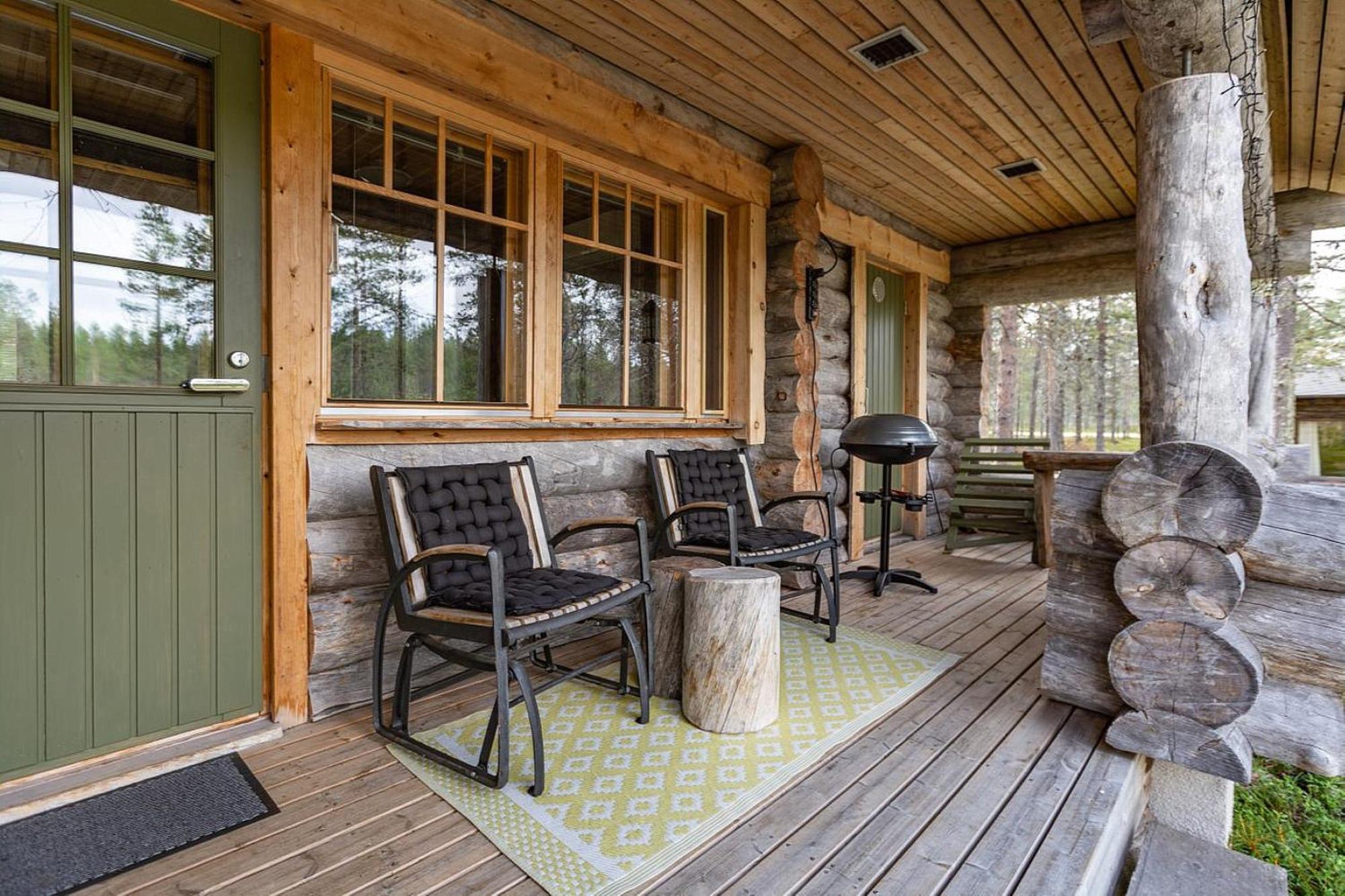 Kuukkeli Log Houses Villa Aurora "Pupula" Saariselkä Eksteriør billede