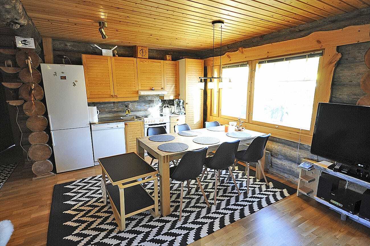 Kuukkeli Log Houses Villa Aurora "Pupula" Saariselkä Eksteriør billede